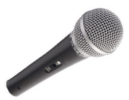 Handheld mic with 20 ft. XLR cable